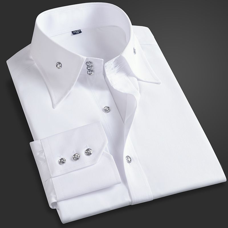Men Formal Wear For Summer - Spring Autumn Men's Executive Shirt Korean