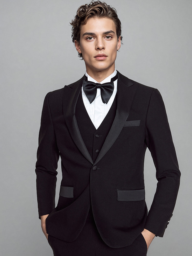 Men'S Formal Dinner Wear - Mens Suits Set Luxury Black Formal
