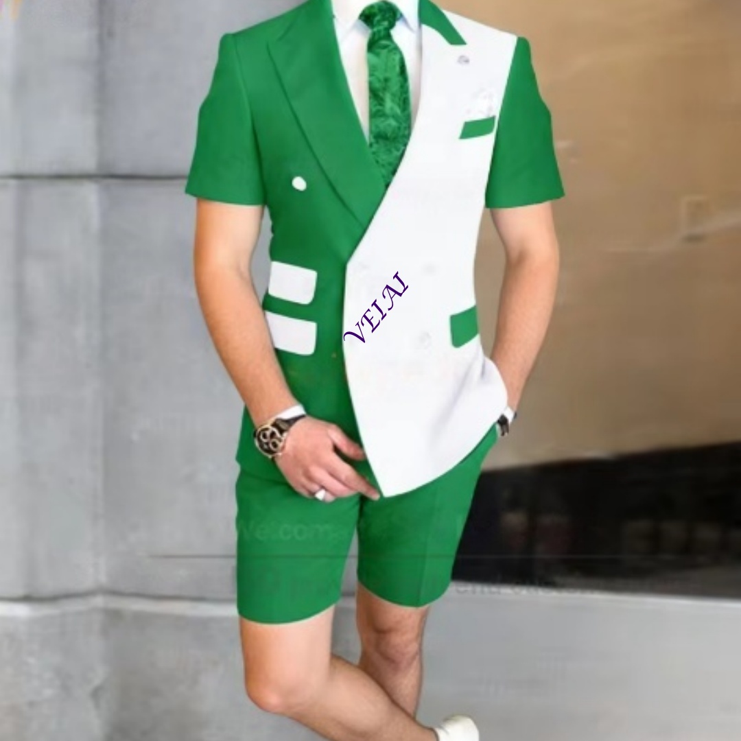 Summer Men's 2-Piece Casual Su - đánh giá và giá Men Formal Wear Wedding