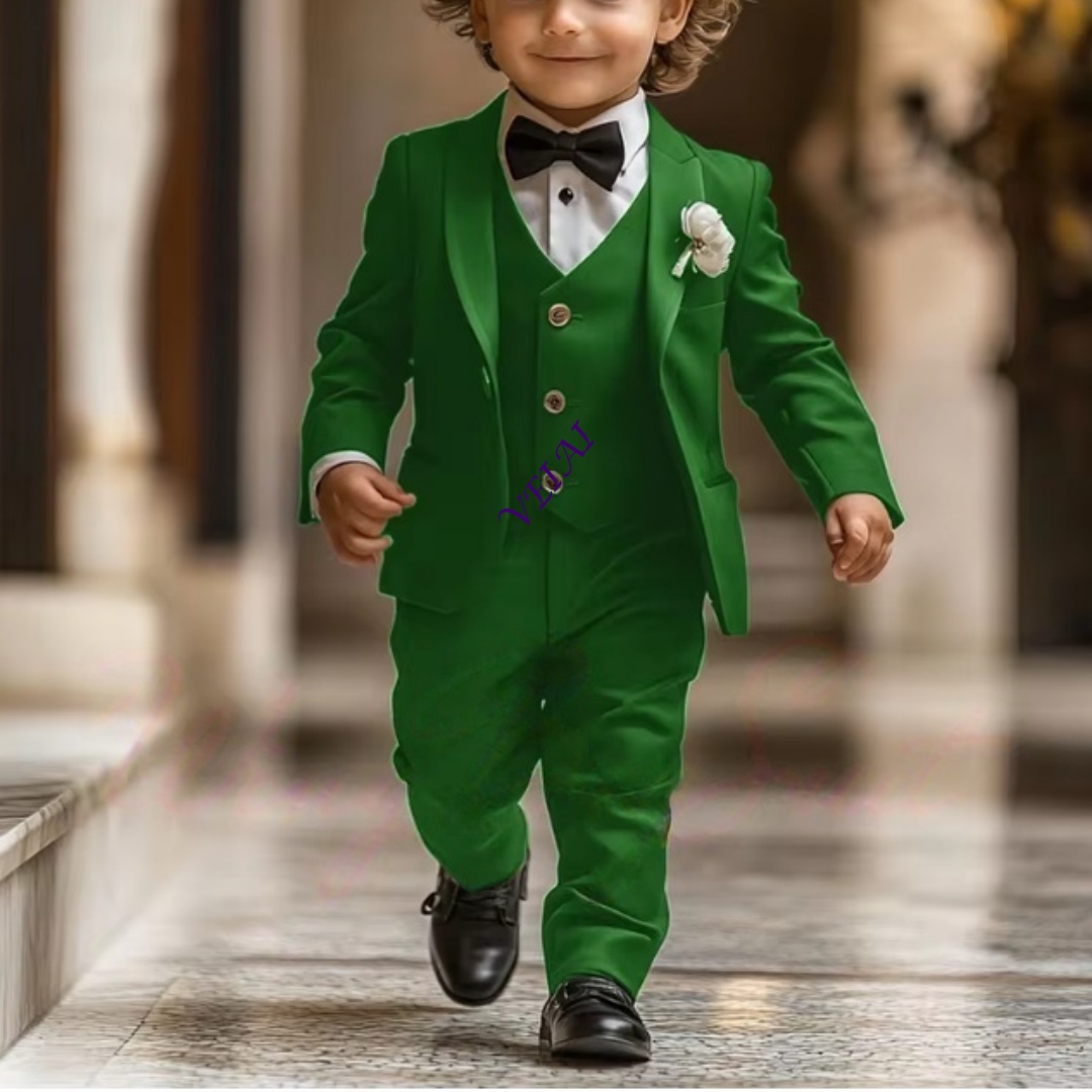 3 Piece Boy's Tuxedo Suit Set  - đánh giá và giá Mens Formal