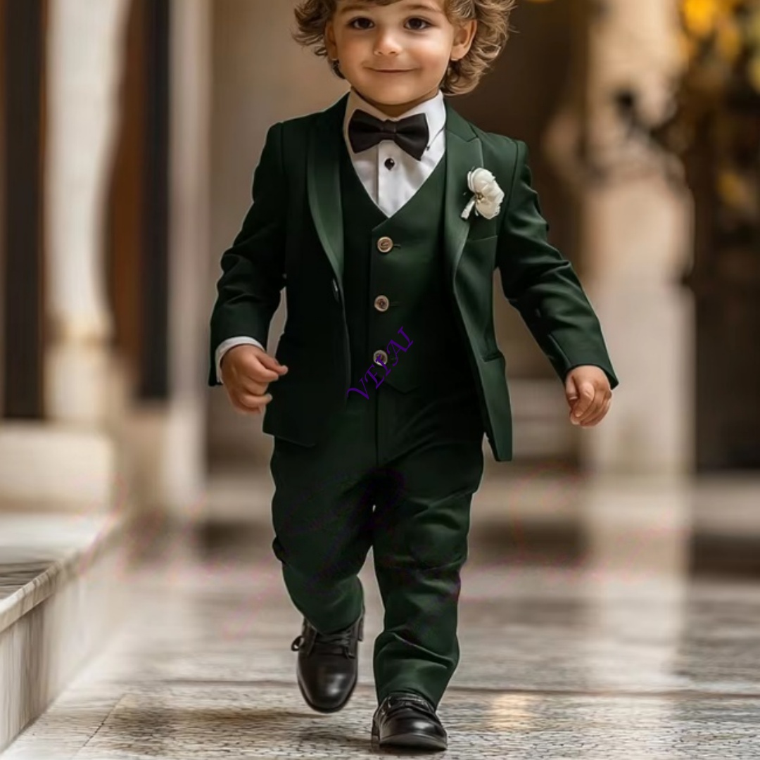 3 Piece Boy's Tuxedo Suit Set  - đánh giá và giá Mens Formal