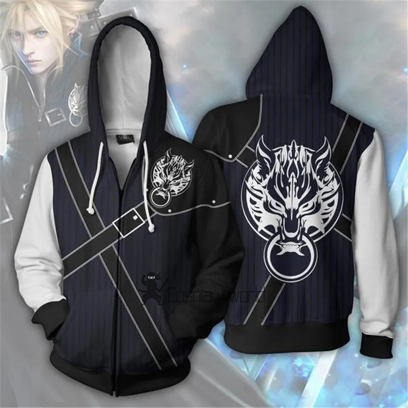 Final Fantasy Cosplay Hoodie Z - đánh giá và giá Mens Formal