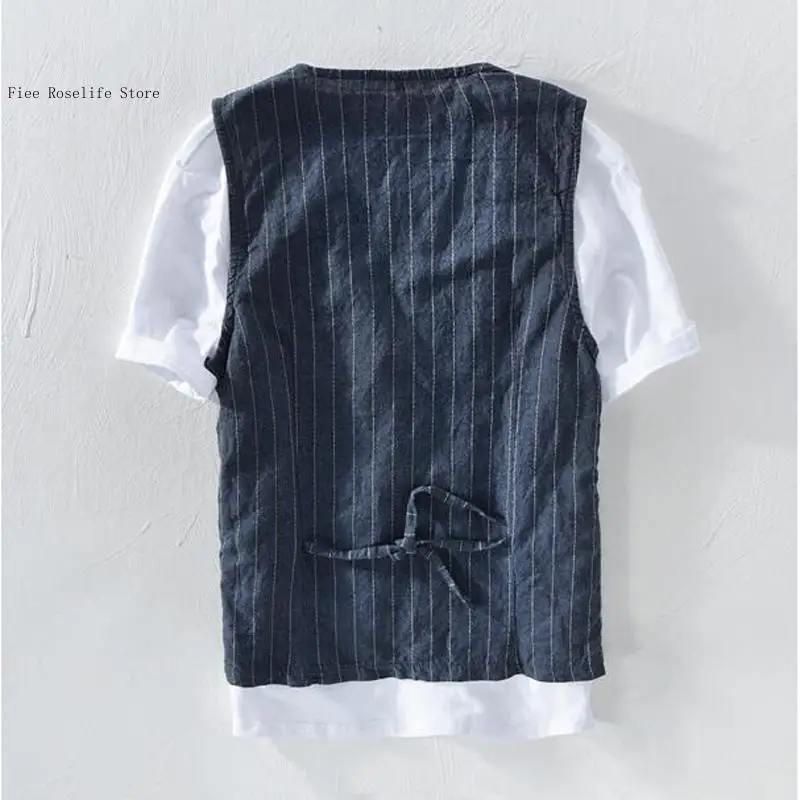 British Casual Linen Vest for  - đánh giá và giá Men Formal Wear For Summer