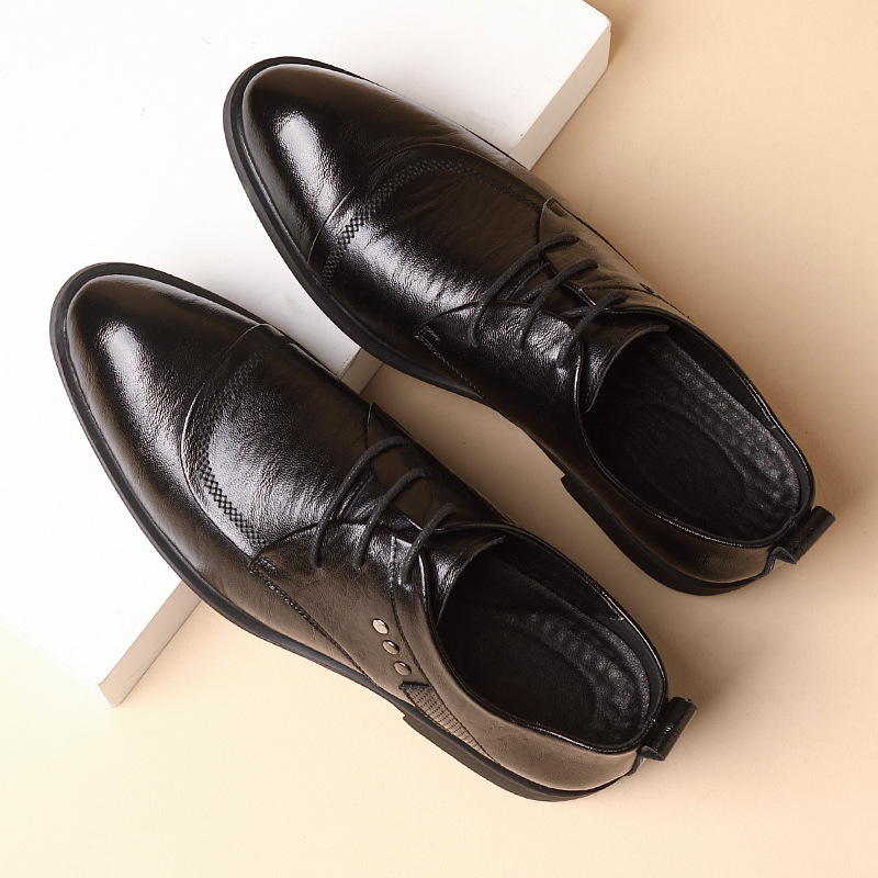Leather Oxford Shoes With Meta - đánh giá và giá Men Formal Party Wear Dress