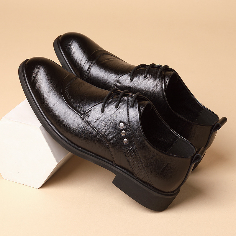 Leather Oxford Shoes With Meta - đánh giá và giá Men Formal Party Wear Dress
