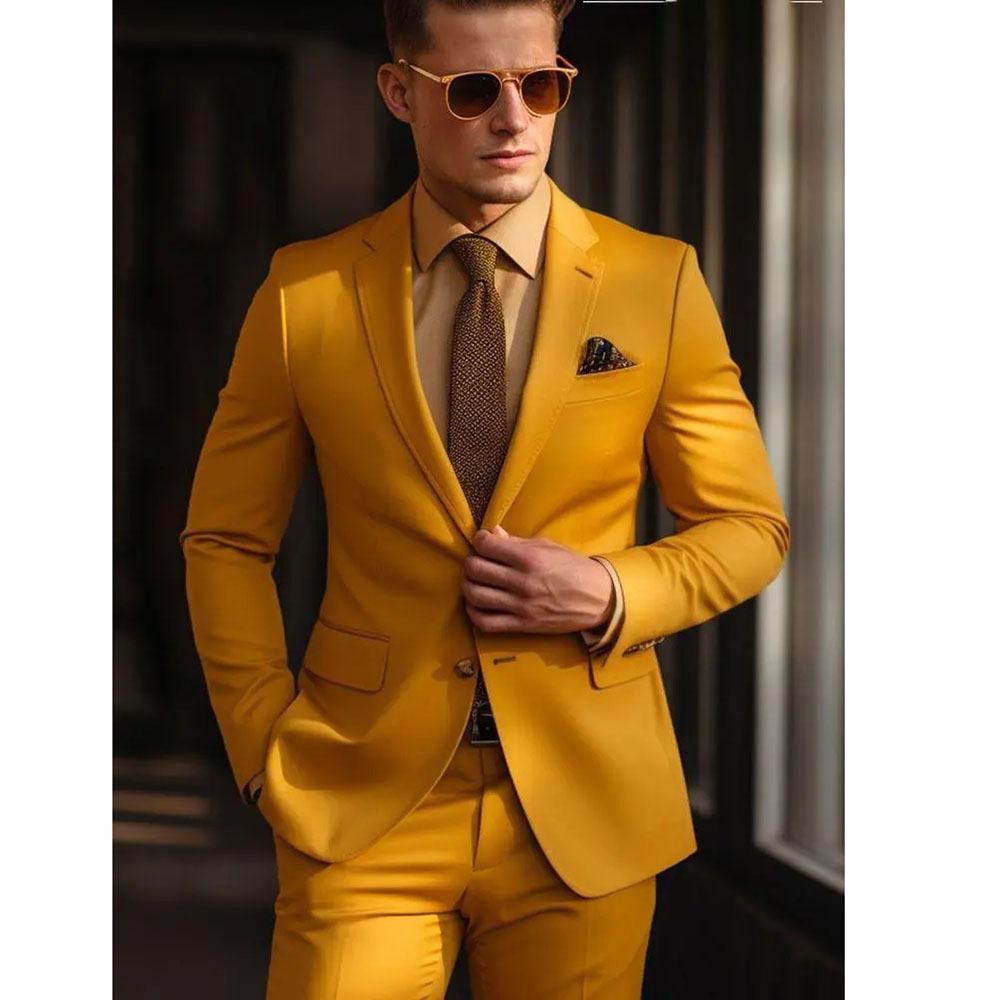 Men's Suit Set 2 Piece Stylish - đánh giá và giá Men Formal Wear Wedding