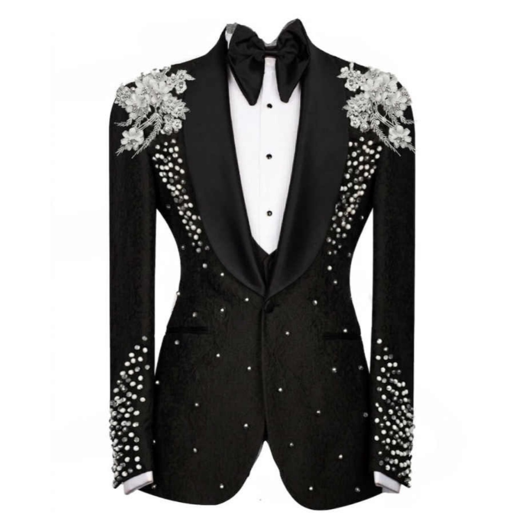 Sparkly Crystals Suit For Men  - đánh giá và giá Men'S Formal Dinner Wear