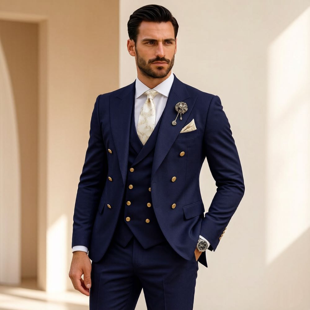 Men Ivory Wedding Suit Slim Fi - đánh giá và giá Men Formal Wear Modern