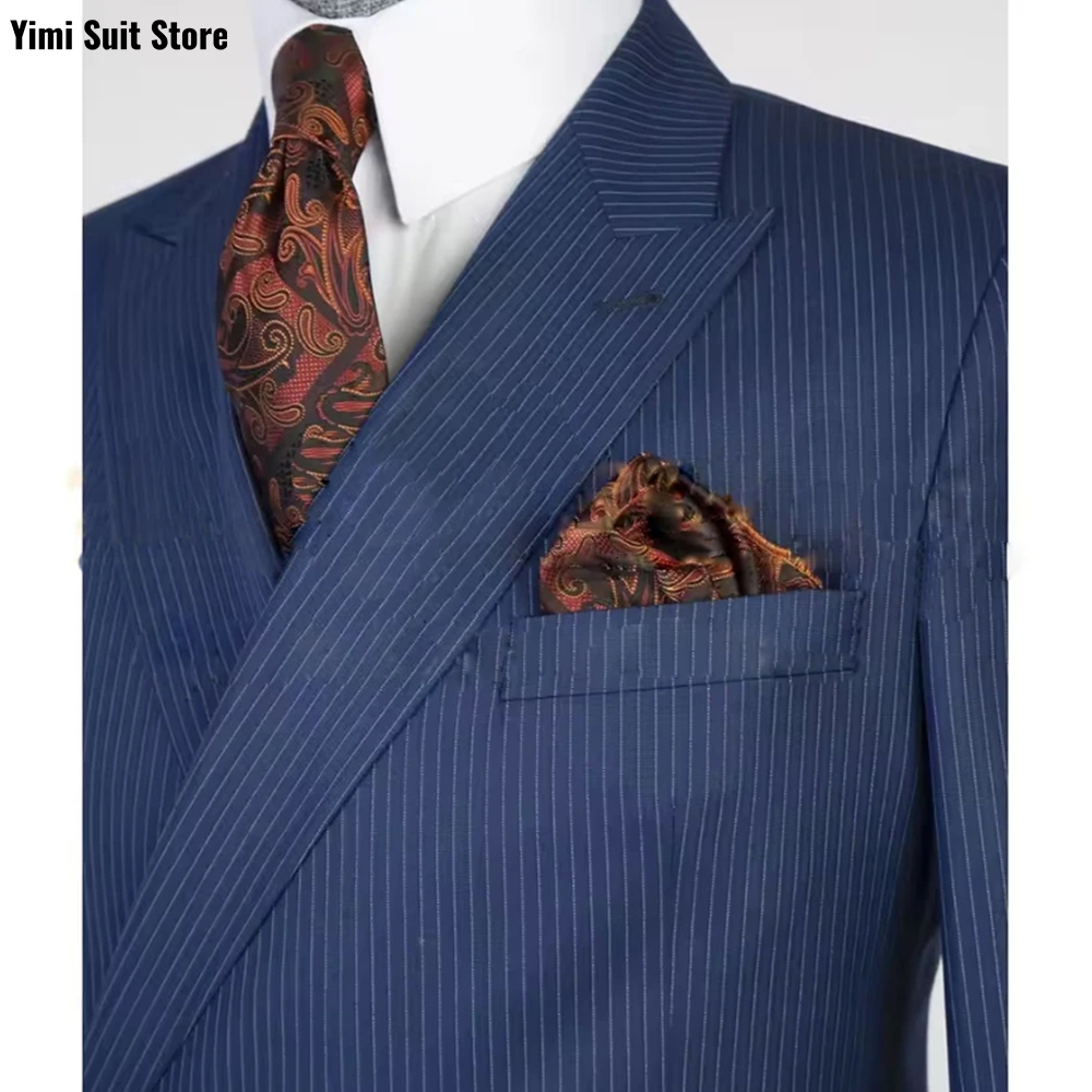 Pinstripe Men Suits 2 Pieces O - đánh giá và giá Men Formal Wear Modern