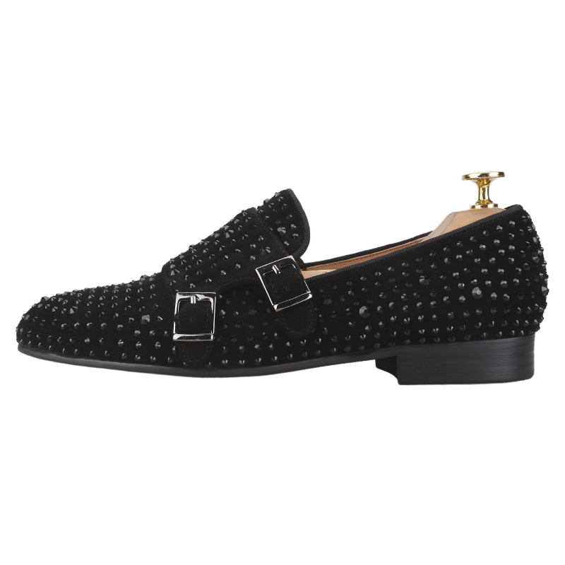Piergitar New Black Suede Men  - đánh giá và giá Men'S Formal Party Wear Shoes