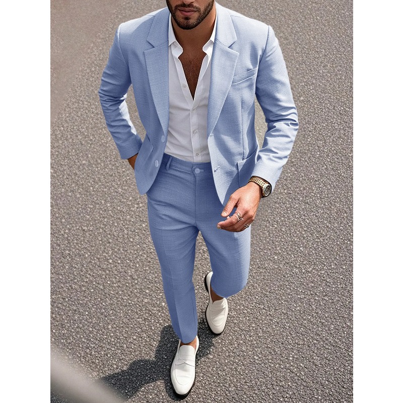 Business Men's Solid Color Sui - đánh giá và giá Men'S Formal Dinner Wear