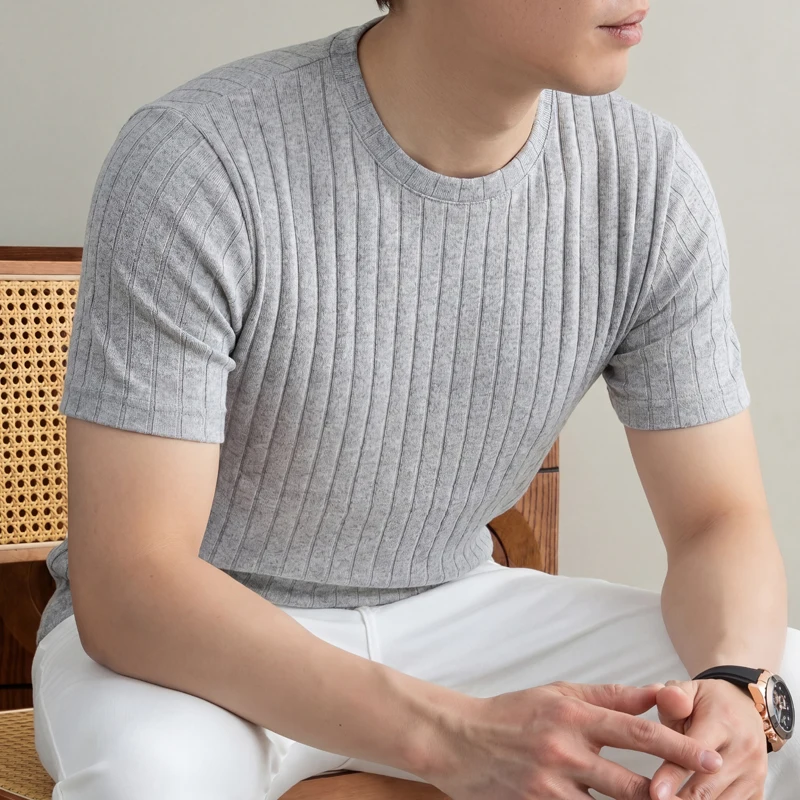 Business Casual Ribbed T Shirt - đánh giá và giá Men'S Formal Wear Accessories