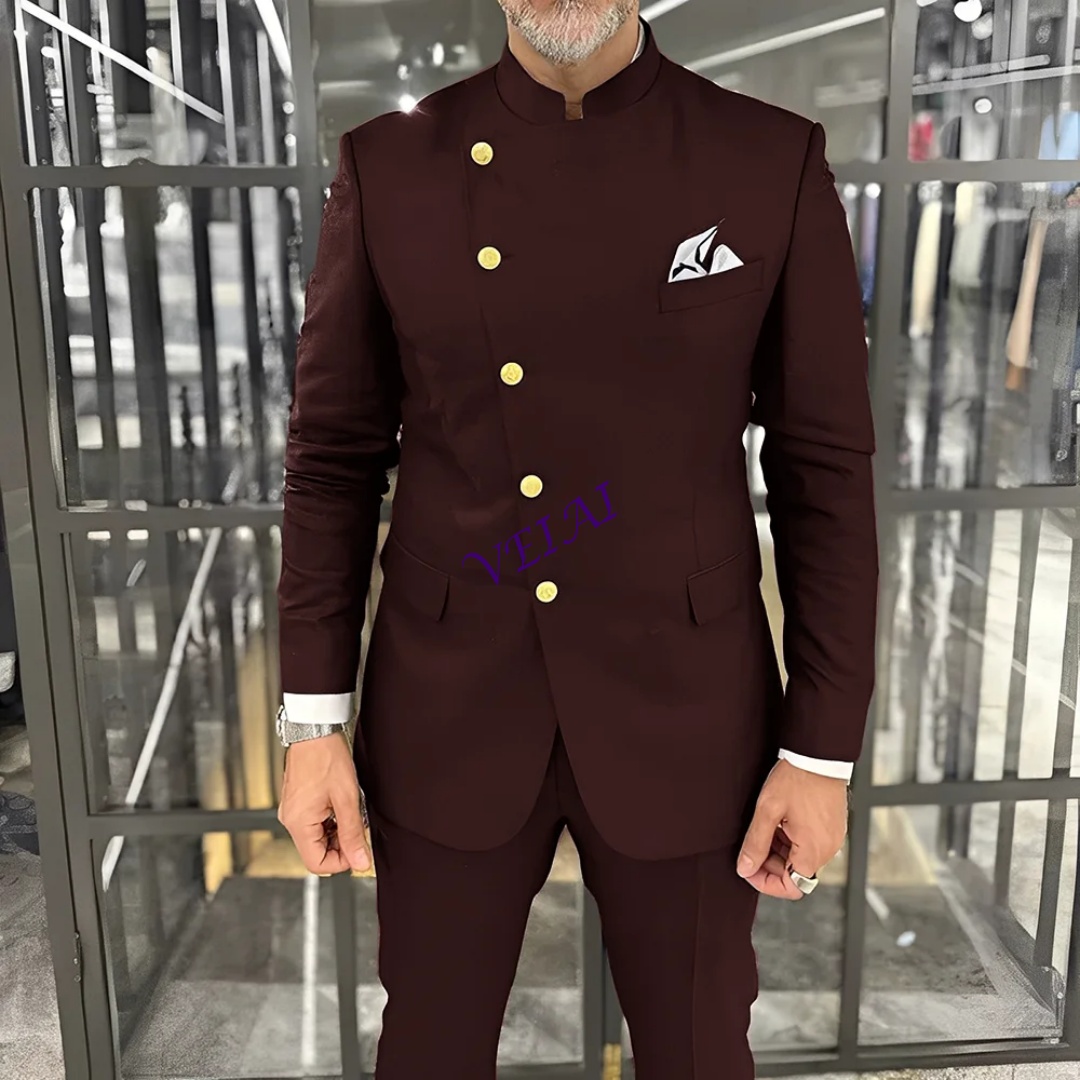 Custom Slim Fit Groomsmen Tern - đánh giá và giá Men Formal Wear Wedding