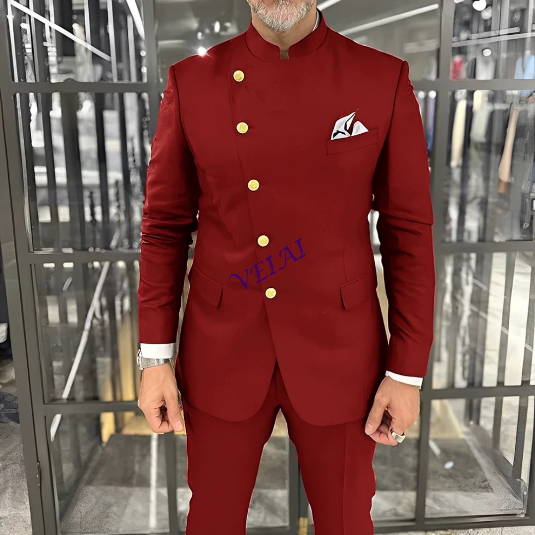 Custom Slim Fit Groomsmen Tern - đánh giá và giá Men Formal Wear Wedding