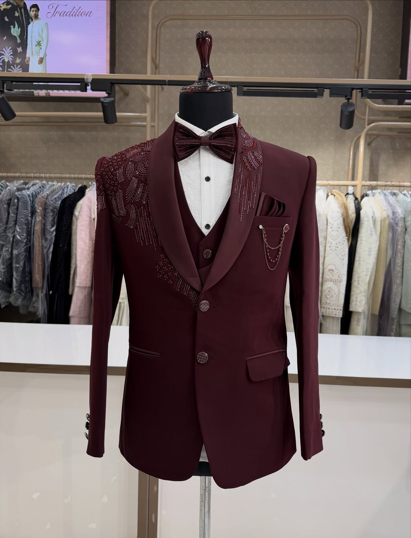3 Pieces Groom Wedding Tuxedos - đánh giá và giá Men Formal Wear Modern
