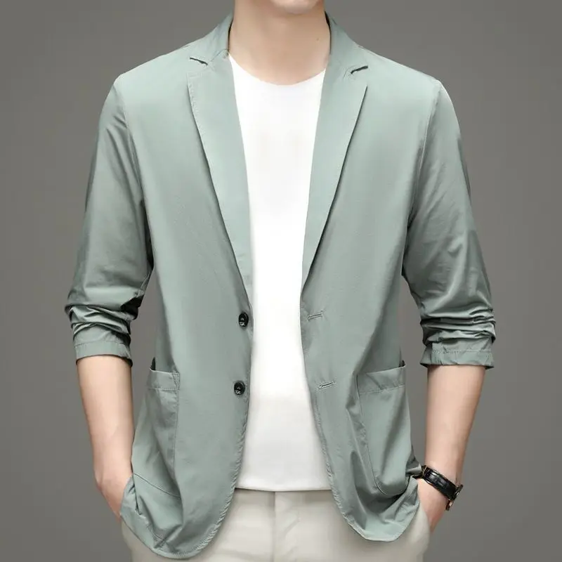 New Summer Men Thin Blazers Bu - đánh giá và giá Men Formal Wear For Summer