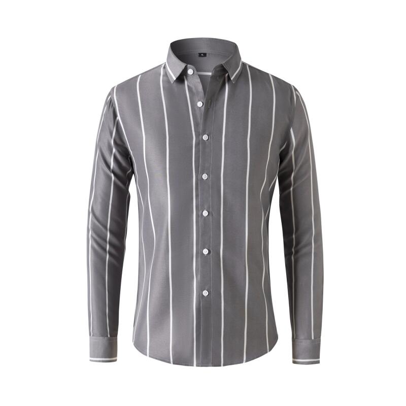 Men's Striped Dress Shirt Long - đánh giá và giá Mens Formal