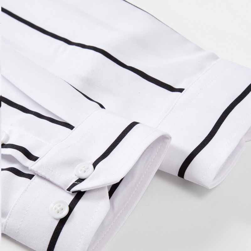 Men's Striped Dress Shirt Long - đánh giá và giá Mens Formal