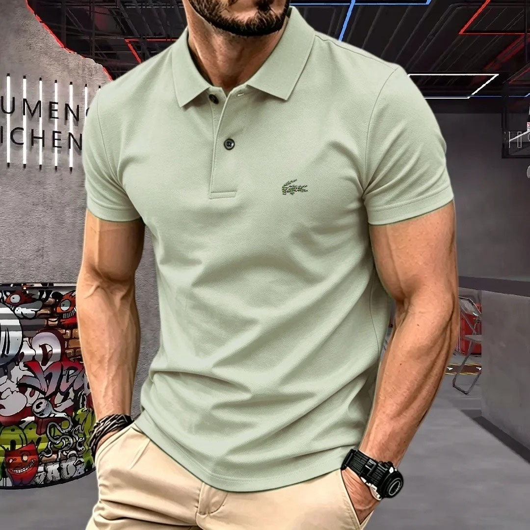 Man Short-Sleeved Polo Shirt L - đánh giá và giá Men'S Formal Wear Accessories