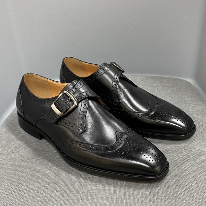 Men's Casual Shoes Carving Lea - đánh giá và giá Men'S Formal Party Wear Shoes