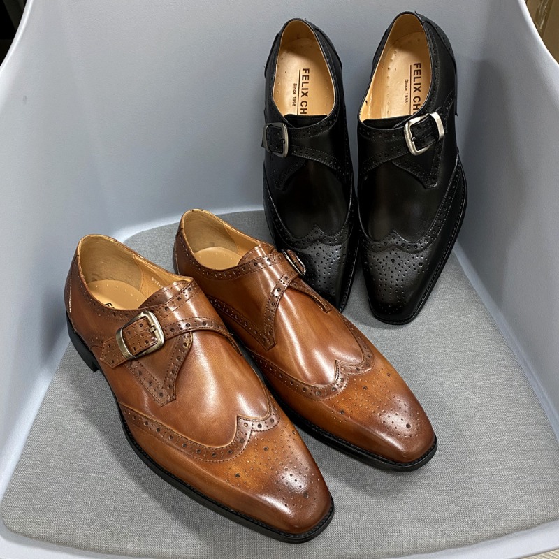 Men's Casual Shoes Carving Lea - đánh giá và giá Men'S Formal Party Wear Shoes