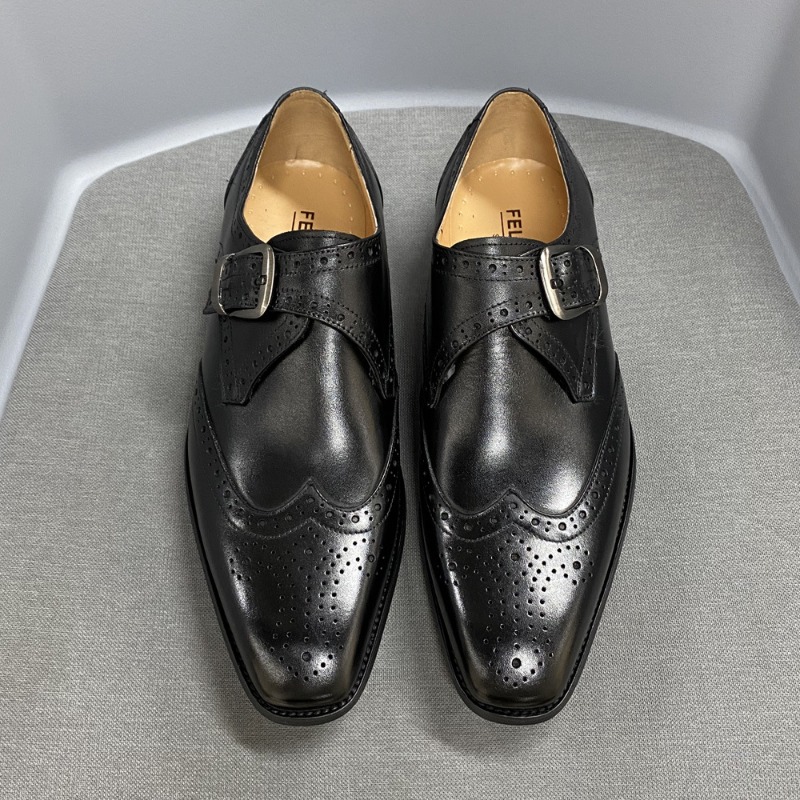 Men's Casual Shoes Carving Lea - đánh giá và giá Men'S Formal Party Wear Shoes