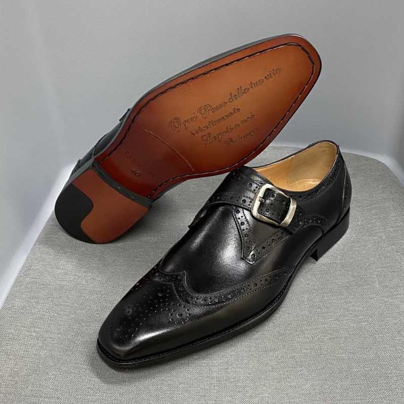 Men's Casual Shoes Carving Lea - đánh giá và giá Men'S Formal Party Wear Shoes