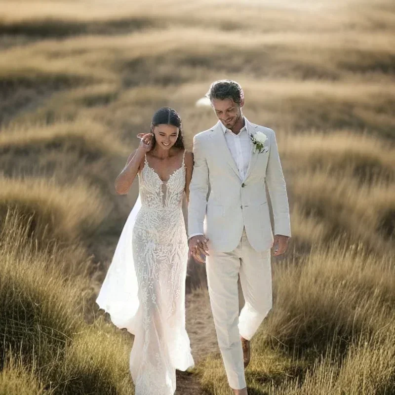 Linen Wedding Tuxedo For Men S - đánh giá và giá Men Formal Wear Modern