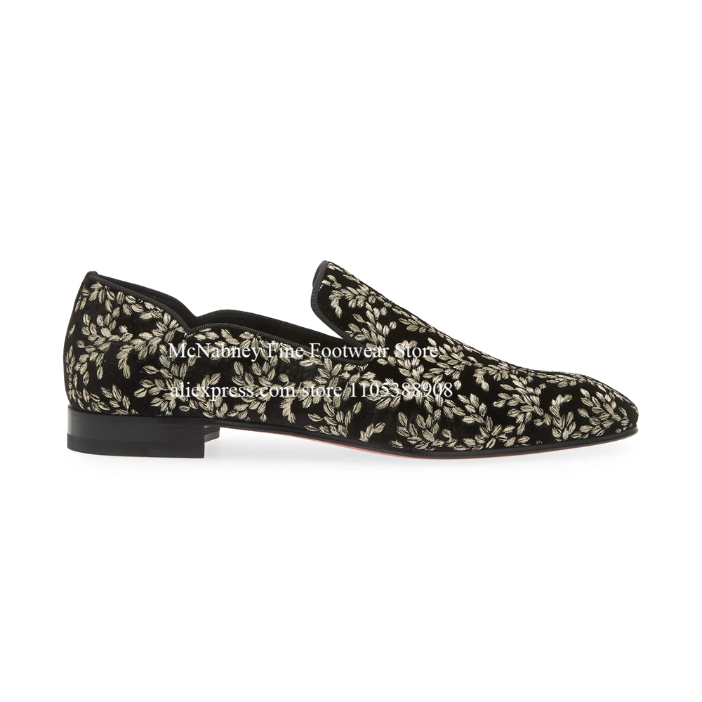 Black Silk Velvet Slip On Loaf - đánh giá và giá Men Formal Party Wear Dress