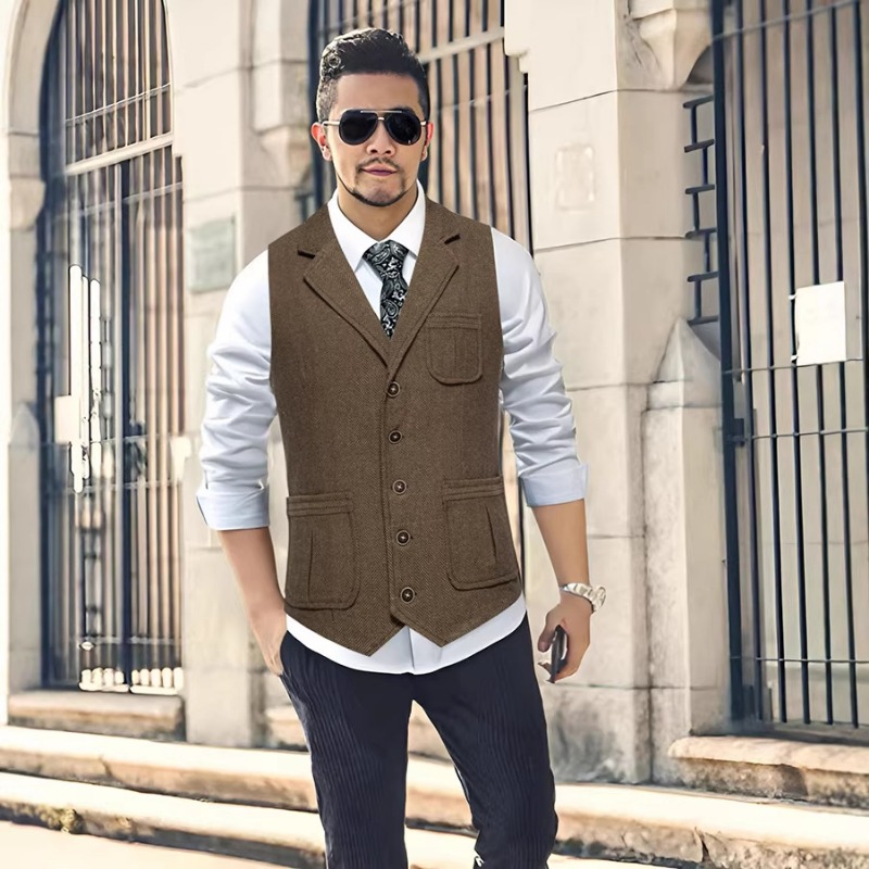 Men's Herringbone Tweed Suit V - đánh giá và giá Men'S Vintage Formal Wear