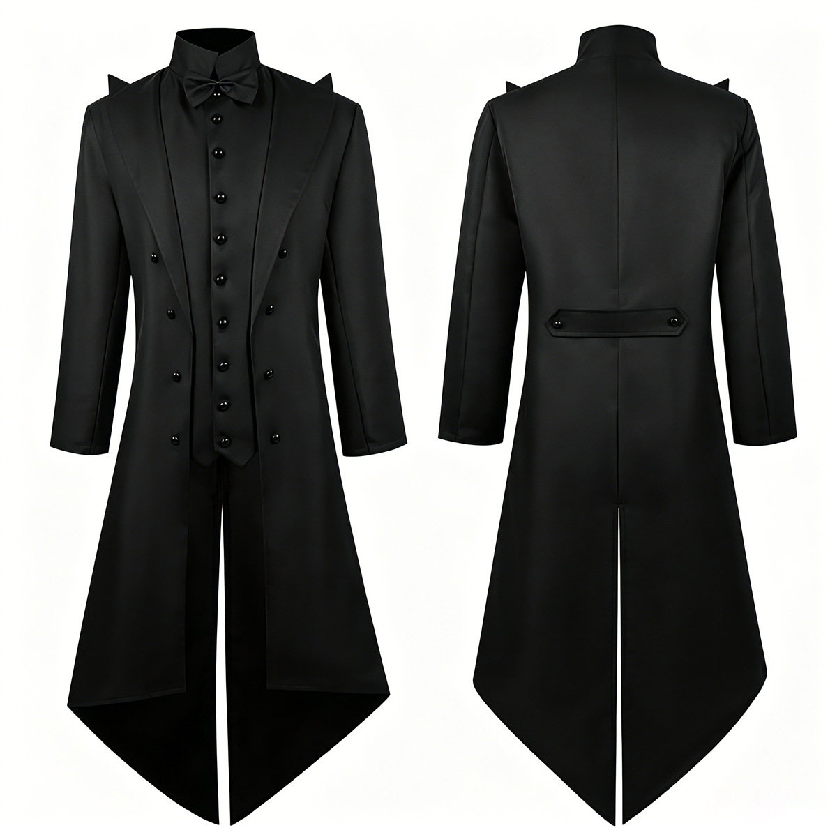 Vintage Gothic Men's Tailcoat  - đánh giá và giá Men'S Medieval Formal Wear