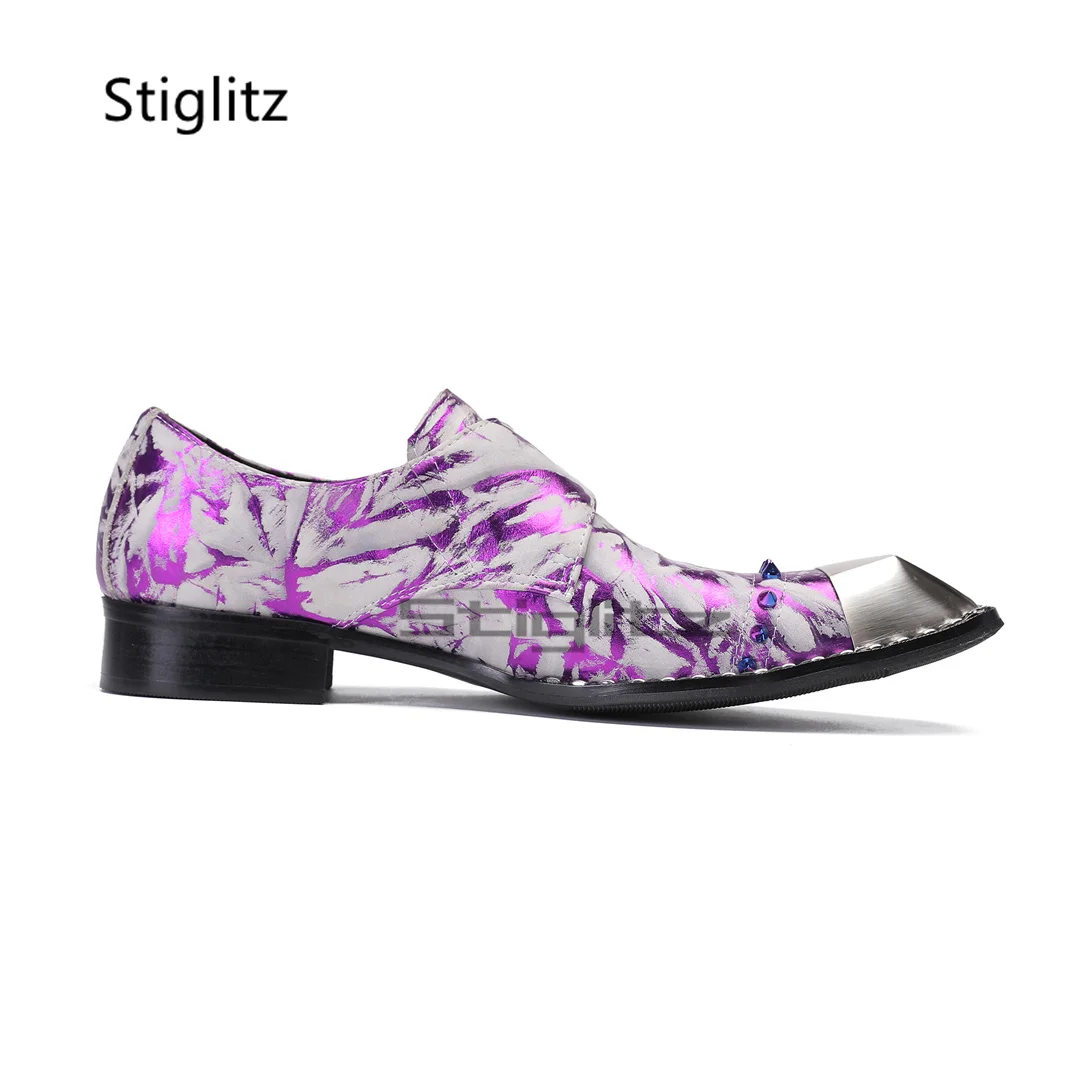 Purple Prints Genuine Leather  - đánh giá và giá Men Formal Party Wear Dress