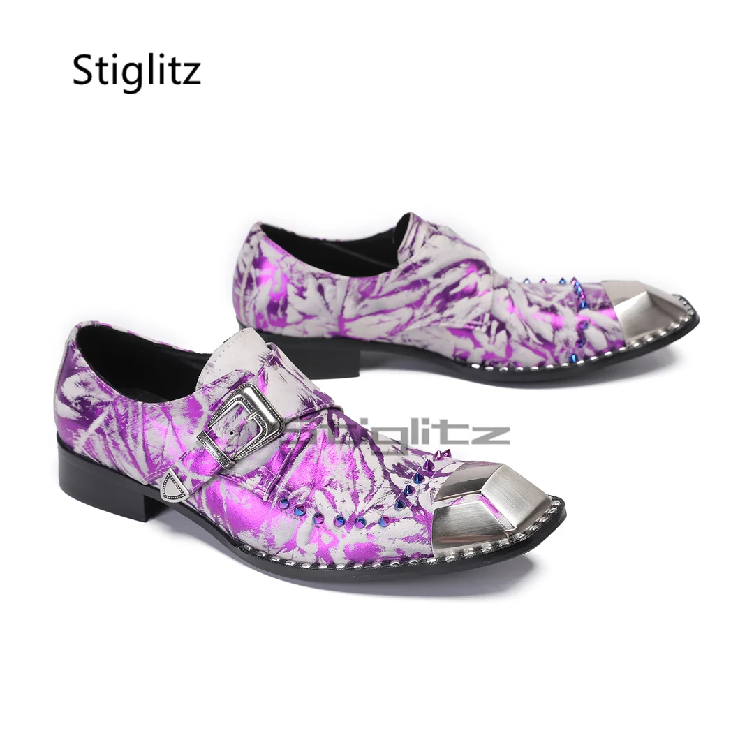 Purple Prints Genuine Leather  - đánh giá và giá Men Formal Party Wear Dress