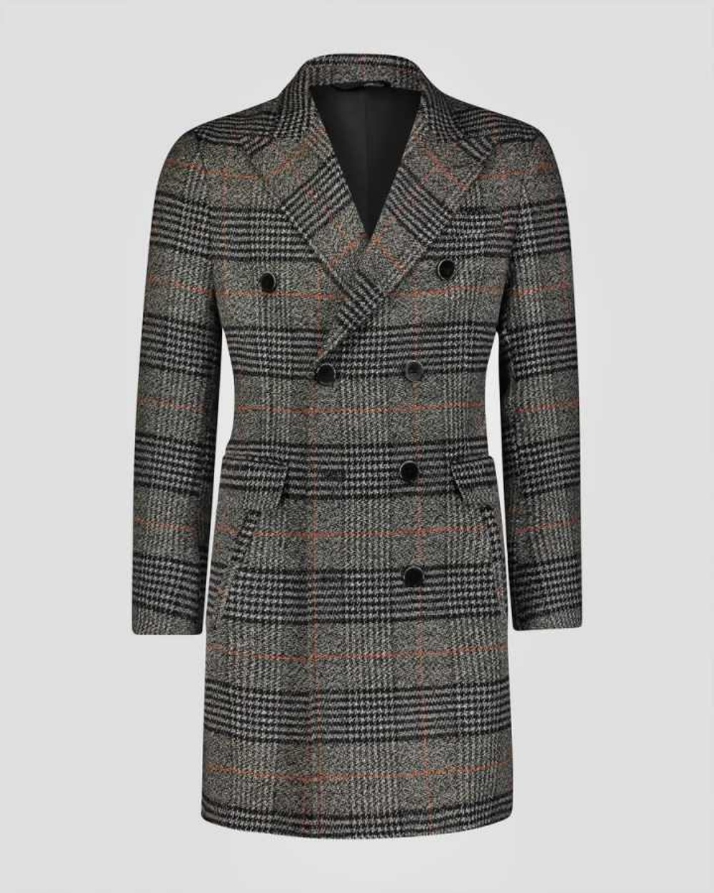 Modern Grid Woolen Blend Men O - đánh giá và giá Men Formal Wear Modern