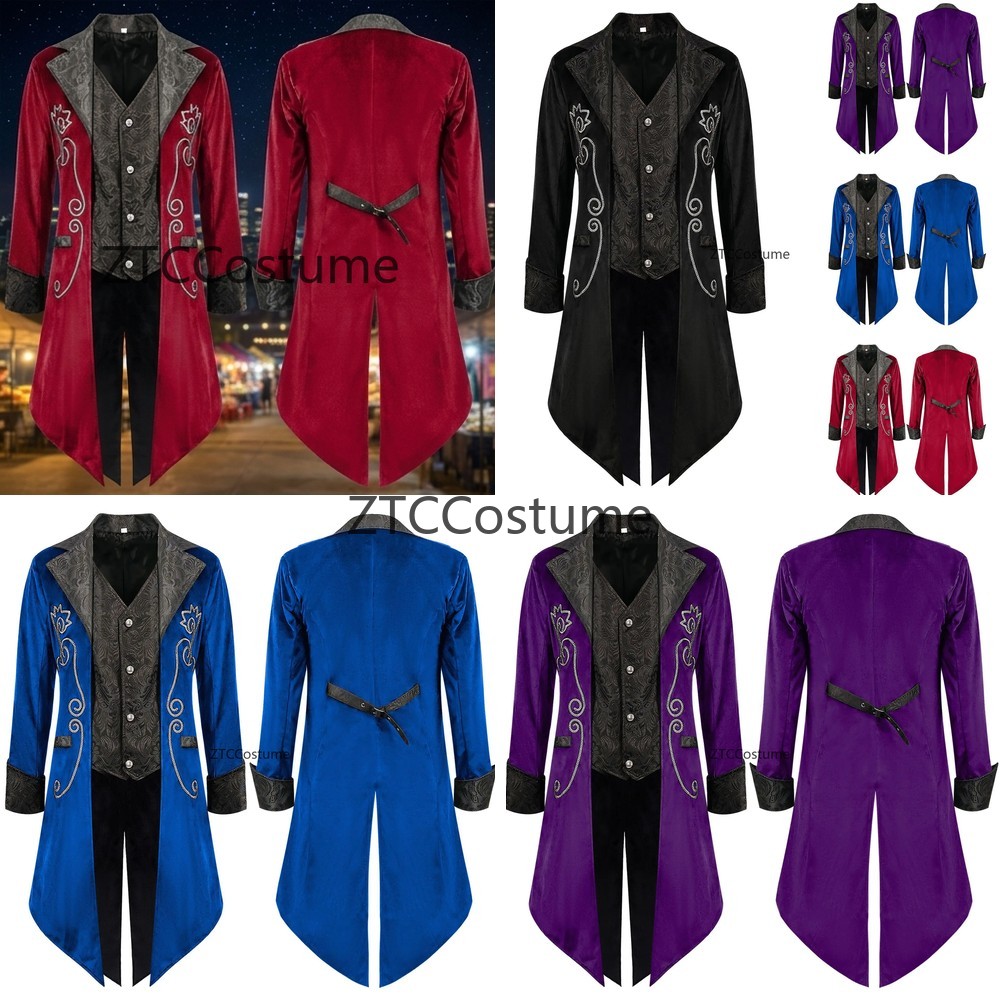 Steampunk Victorian Tailcoat M - đánh giá và giá Men'S Medieval Formal Wear