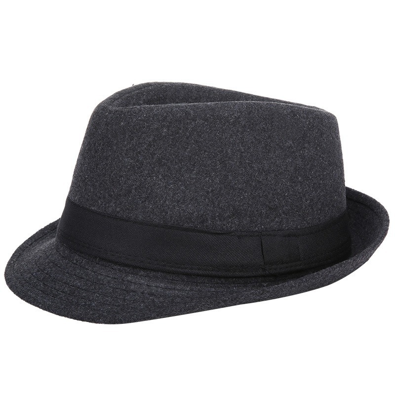 Men Autumn Winter Wool Fedora  - đánh giá và giá Men'S Vintage Formal Wear
