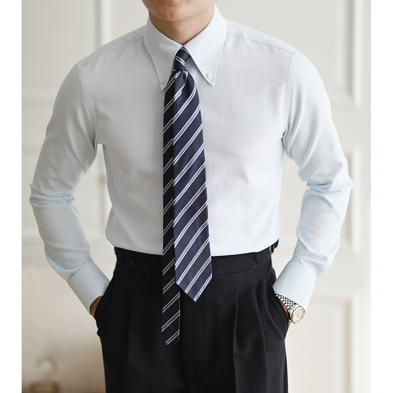 Oxford Shirt Men Long-sleeved  - đánh giá và giá Mens Formal