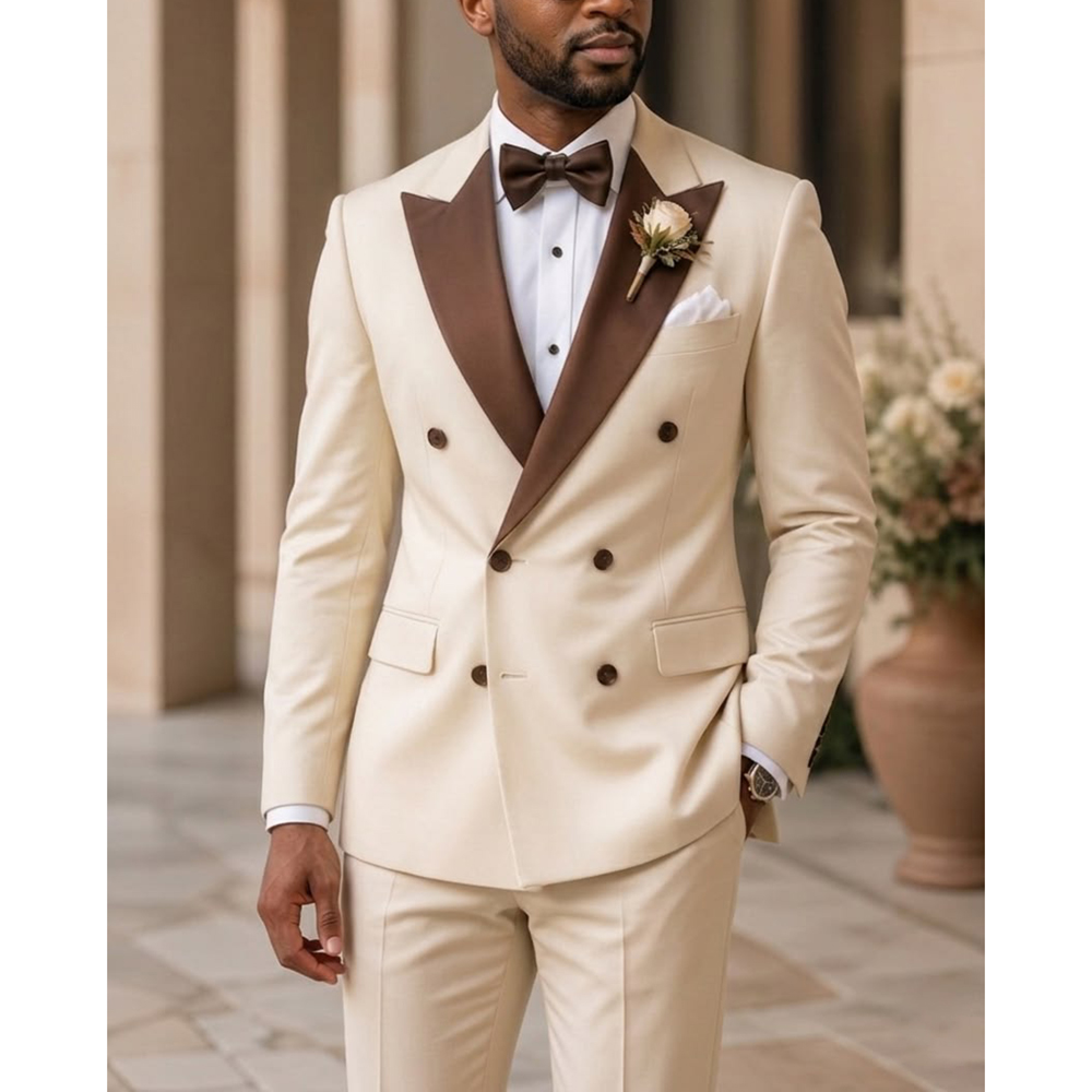Men Double Breasted Tuxedo Sui - đánh giá và giá Men Formal Wear Modern